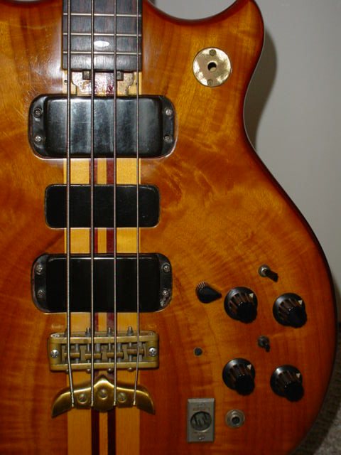 bass front, up close