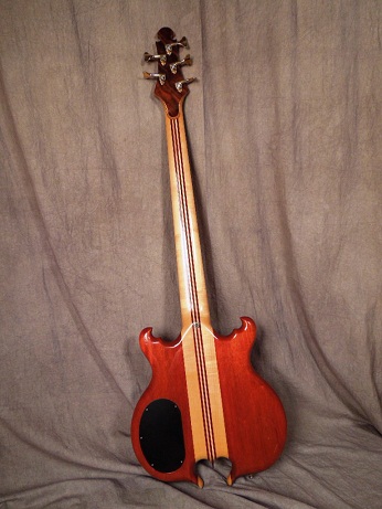 Scorpion 5 string Bass Rear