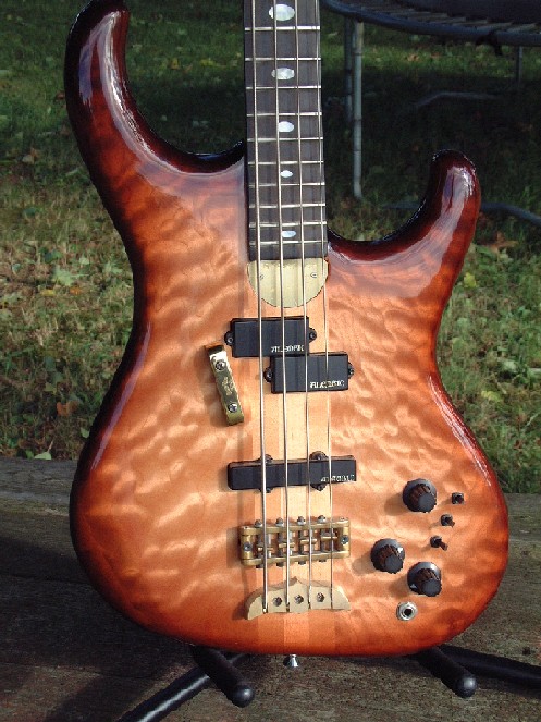 90 Tobacco Burst Quilted Maple