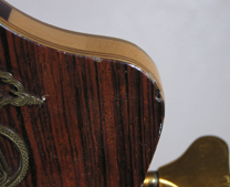 Headstock front dings